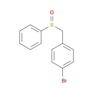 Benzene, 1-bromo-4-[(phenylsulfinyl)methyl]-