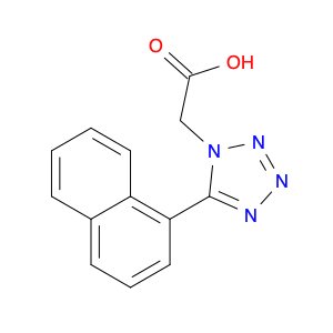 1H-Tetrazole-1-acetic acid, 5-(1-naphthalenyl)-