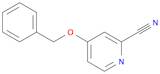 2-Pyridinecarbonitrile, 4-(phenylmethoxy)-