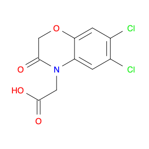 4H-1,4-Benzoxazine-4-acetic acid, 6,7-dichloro-2,3-dihydro-3-oxo-