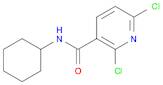 3-Pyridinecarboxamide, 2,6-dichloro-N-cyclohexyl-