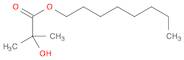 Propanoic acid, 2-hydroxy-2-methyl-, octyl ester