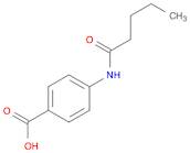 Benzoic acid, 4-[(1-oxopentyl)amino]-