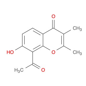 4H-1-Benzopyran-4-one, 8-acetyl-7-hydroxy-2,3-dimethyl-