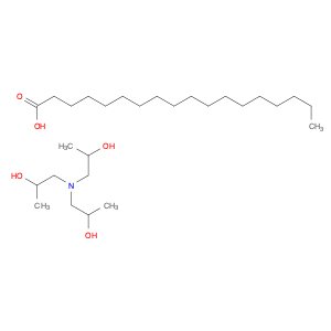 Octadecanoic acid, compd. with 1,1',1''-nitrilotris[2-propanol] (1:1)