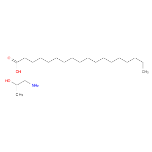 Octadecanoic acid, compd. with 1-amino-2-propanol (1:1)