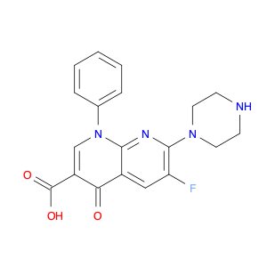 6-FLUORO-4-OXO-1-PHENYL-7-PIPERAZIN-1-YL-1,4-DIHYDRO-[1,8]NAPHTHYRIDINE-3-CARBOXYLIC ACID