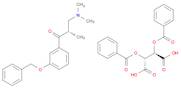 Butanedioic acid, 2,3-bis(benzoyloxy)-, (2R,3R)-(2S)-compd. with 3-(dimethylamino)-2-methyl-1-[3...