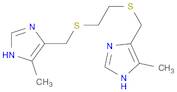 1H-Imidazole, 4,4'-[1,2-ethanediylbis(thiomethylene)]bis[5-methyl- (9CI)