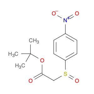 Acetic acid, [(4-nitrophenyl)sulfinyl]-, 1,1-dimethylethyl ester