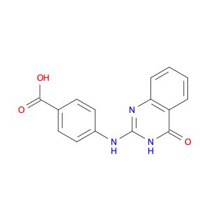 4-[(4-oxo-3,4-dihydroquinazolin-2-yl)amino]benzoic acid