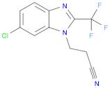 1H-Benzimidazole-1-propanenitrile, 6-chloro-2-(trifluoromethyl)-