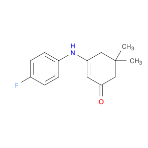 2-Cyclohexen-1-one, 3-[(4-fluorophenyl)amino]-5,5-dimethyl-