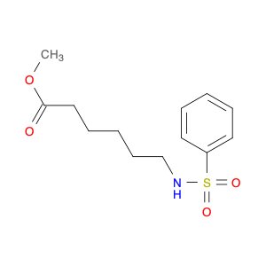 Hexanoic acid, 6-[(phenylsulfonyl)amino]-, methyl ester