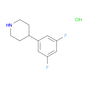 Piperidine, 4-(3,5-difluorophenyl)-, hydrochloride (1:1)