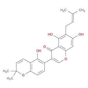 4H-1-Benzopyran-4-one,5,7-dihydroxy-3-(5-hydroxy-2,2-dimethyl-2H-1-benzopyran-6-yl)-6-(3-methyl-2-…