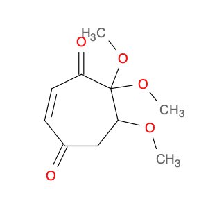 2-Cycloheptene-1,4-dione, 5,5,6-trimethoxy-
