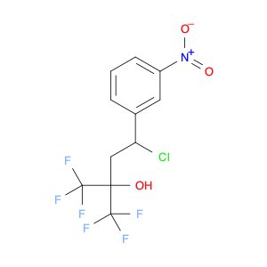 Benzenepropanol, γ-chloro-3-nitro-α,α-bis(trifluoromethyl)-