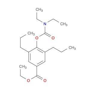 Benzoic acid, 4-[[(diethylamino)carbonyl]oxy]-3,5-dipropyl-, ethyl ester