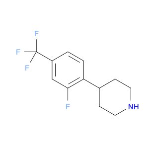 4-[2-fluoro-4-(trifluoromethyl)phenyl]piperidine