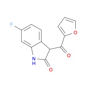2H-Indol-2-one, 6-fluoro-3-(2-furanylcarbonyl)-1,3-dihydro-