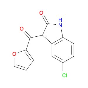 2H-Indol-2-one, 5-chloro-3-(2-furanylcarbonyl)-1,3-dihydro-
