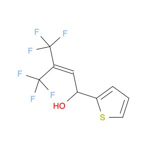 2-Thiophenemethanol, a-[3,3,3-trifluoro-2-(trifluoromethyl)-1-propen-1-yl]-