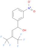 Benzenemethanol, 3-nitro-α-[3,3,3-trifluoro-2-(trifluoromethyl)-1-propen-1-yl]-