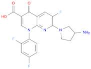 1,8-Naphthyridine-3-carboxylic acid, 7-(3-amino-1-pyrrolidinyl)-1-(2,4-difluorophenyl)-6-fluoro-1,…