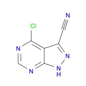 1H-Pyrazolo[3,4-d]pyriMidine-3-carbonitrile, 4-chloro-