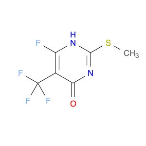 6-Fluoro-2-(methylthio)-5-(trifluoromethyl)pyrimidin-4(1H)-one
