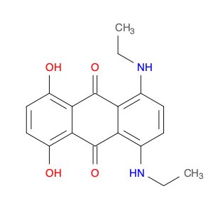 1,4-Bis(ethylamino)-5,8-dihydroxyanthracene-9,10-dione