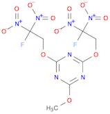 1,3,5-Triazine, 2,4-bis(2-fluoro-2,2-dinitroethoxy)-6-methoxy-