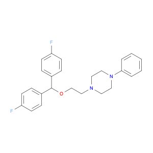 Piperazine, 1-[2-[bis(4-fluorophenyl)methoxy]ethyl]-4-phenyl-