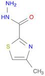 2-Thiazolecarboxylic acid, 4-methyl-, hydrazide