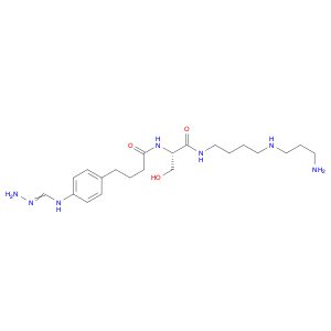 Benzenebutanamide, 4-[(aminoiminomethyl)amino]-N-[(1S)-2-[[4-[(3-aminopropyl)amino]butyl]amino]-1-…