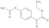 Benzeneacetic acid, 4-(acetyloxy)-α-oxo-, ethyl ester