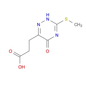 3-(2,5-Dihydro-3-methylthio-5-oxo-1,2,4-triazin-6-yl)propionic acid