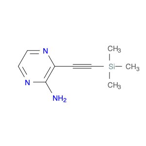 3-((Trimethylsilyl)ethynyl)pyrazin-2-amine