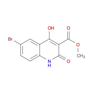3-Quinolinecarboxylic acid, 6-bromo-1,2-dihydro-4-hydroxy-2-oxo-, methyl ester