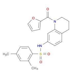 BENZENESULFONAMIDE, N-[1-(2-FURANYLCARBONYL)-1,2,3,4-TETRAHYDRO-7-QUINOLINYL]-2,4-DIMETHYL-