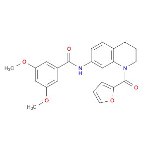 N-(1-(Furan-2-carbonyl)-1,2,3,4-tetrahydroquinolin-7-yl)-3,5-dimethoxybenzamide