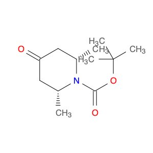 1-Piperidinecarboxylic acid, 2,6-dimethyl-4-oxo-, 1,1-dimethylethyl ester, (2R,6S)-rel-
