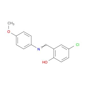 Phenol, 4-chloro-2-[[(4-methoxyphenyl)imino]methyl]-