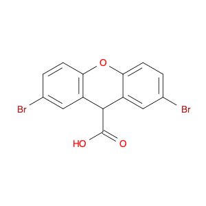 9H-Xanthene-9-carboxylic acid, 2,7-dibromo-