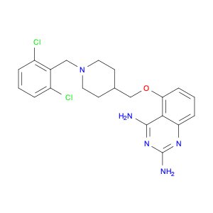 2,4-Quinazolinediamine, 5-[[1-[(2,6-dichlorophenyl)methyl]-4-piperidinyl]methoxy]-