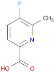 2-Pyridinecarboxylic acid, 5-fluoro-6-methyl-