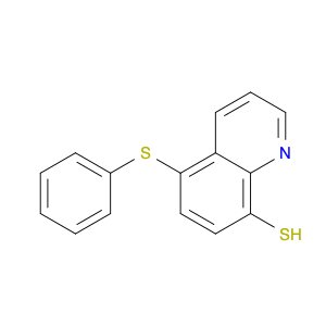 8-Quinolinethiol, 5-(phenylthio)-