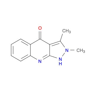 4H-Pyrazolo[3,4-b]quinolin-4-one, 1,2-dihydro-2,3-dimethyl-
