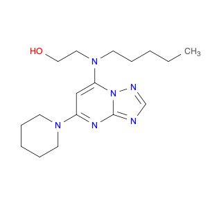 2-(Pentyl(5-(piperidin-1-yl)-[1,2,4]triazolo[1,5-a]pyrimidin-7-yl)amino)ethanol